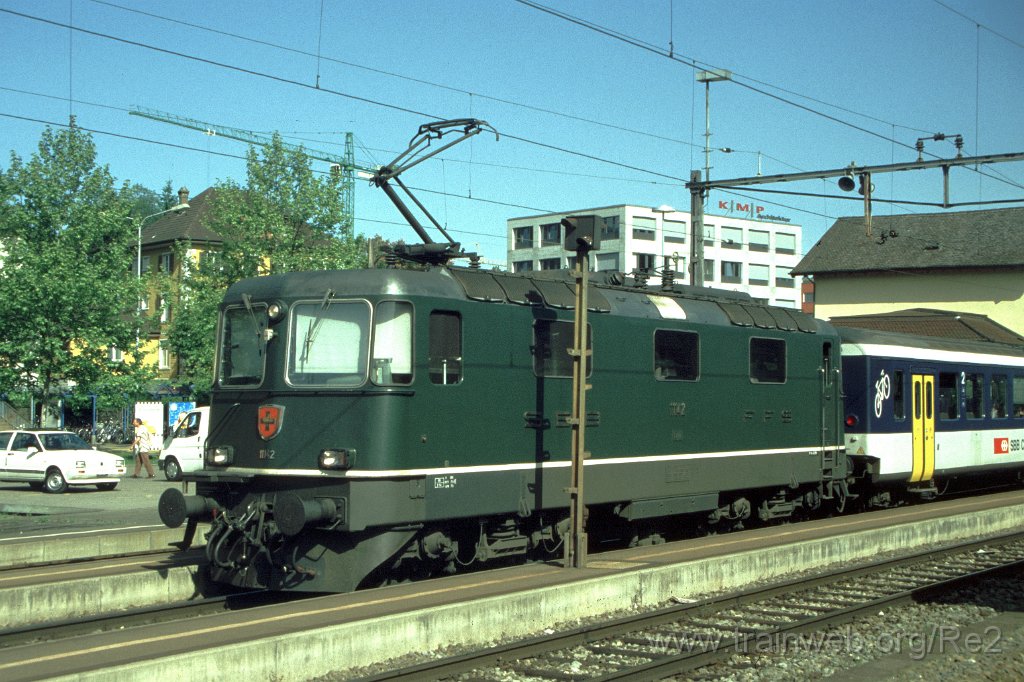 0814-0016.jpg - SBB-CFF Re 4/4'' 11142 / Wettingen 9.5.2000