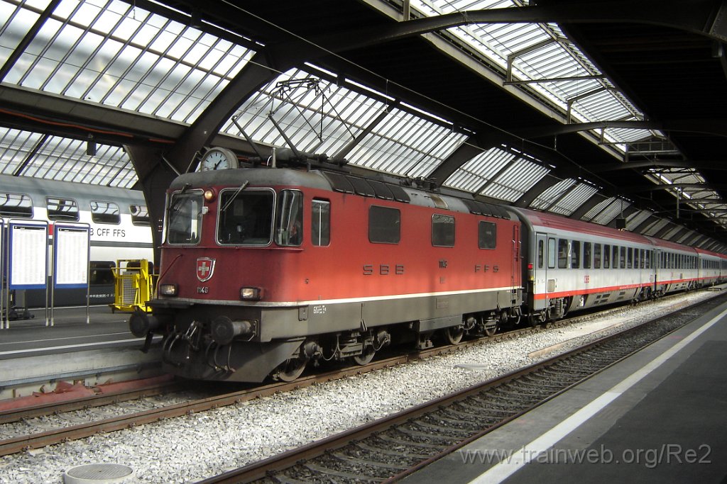 1296-0025-220307.jpg - SBB-CFF Re 4/4'' 11146 / Zürich HB 22.3.2007