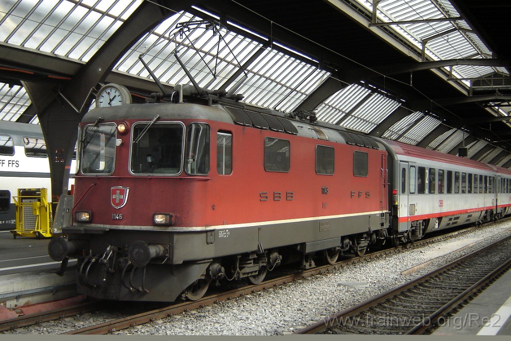 1296-0027-220307.jpg - SBB-CFF Re 4/4'' 11146 / Zürich HB 22.3.2007