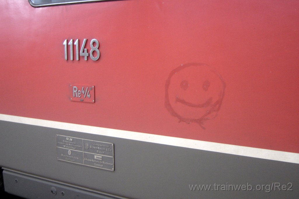 1135-0032-301205.jpg - SBB-CFF Re 4/4'' 11148 / Zürich HB 30.12.2005