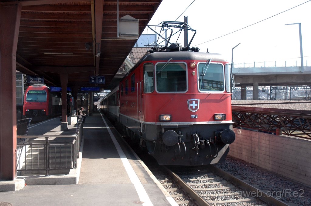 2343-0034-210312.jpg - SBB-CFF Re 4/4'' 11148 / Zürich-Hardbrücke 21.3.2012