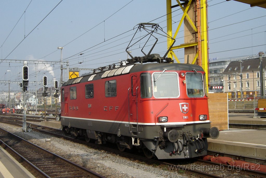 1291-0021-150307.jpg - SBB-CFF Re 4/4'' 11149 / Zürich HB 15.3.2007