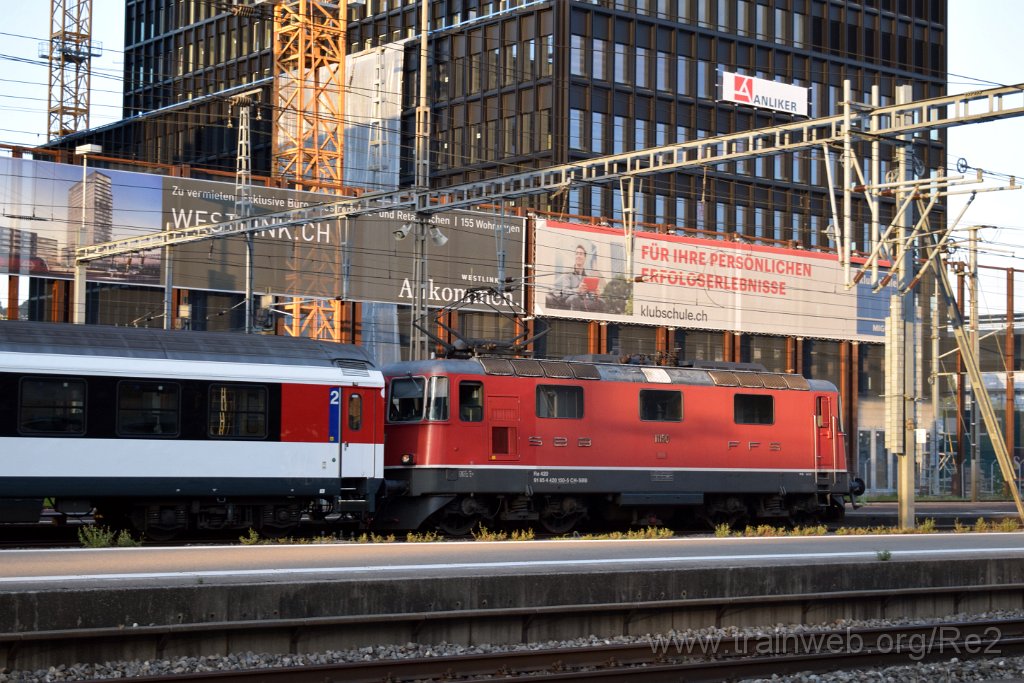 4120-0045-310816.jpg - SBB-CFF Re 4/4'' 11150 (Re 420.150-5)  (Re 91 85 4 420 150-5 CH-SBB) / Zürich-Altstetten 31.8.2016