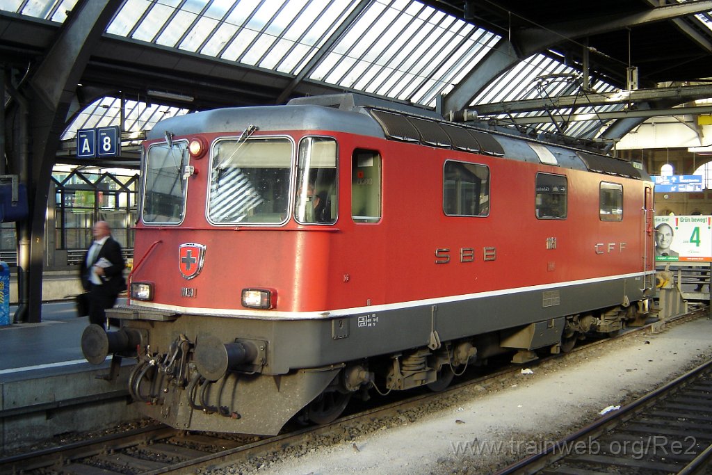 1314-0031-190407.jpg - SBB-CFF Re 4/4'' 11151 / Zürich HB 19.4.2007