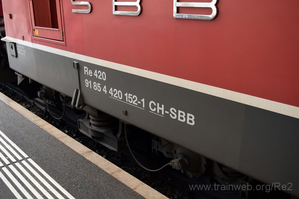 3888-0033-140516.jpg - SBB-CFF Re 4/4'' 11152 (Re 420.152-1)  (Re 91 85 4 420 152-1 CH-SBB) / St.Gallen HB 14.5.2016