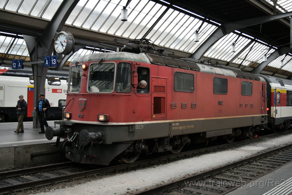 8542-0006-180523.jpg - SBB-CFF Re 4/4'' 11152 (Re 420.152-1)  (Re 91 85 4 420 152-1 CH-SBB) / Zürich HB 18.5.2023