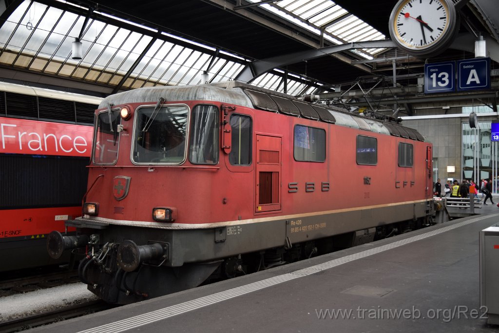 8542-0047-180523.jpg - SBB-CFF Re 4/4'' 11152 (Re 420.152-1)  (Re 91 85 4 420 152-1 CH-SBB) / Zürich HB 18.5.2023