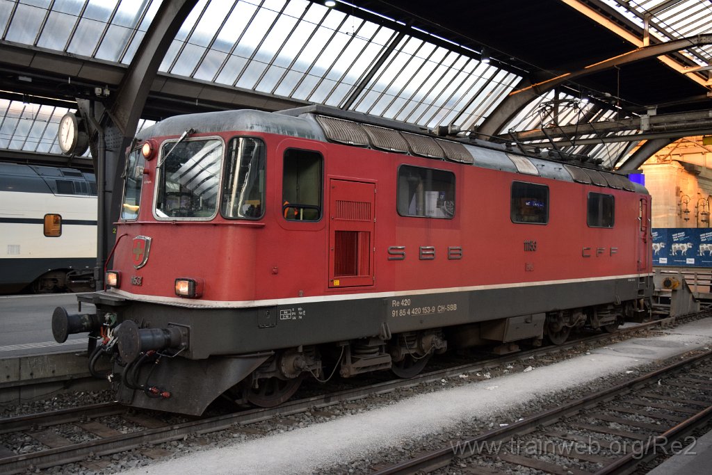 5113-0026-170918.jpg - SBB-CFF Re 4/4'' 11153 (Re 420.153-9)  (Re 91 85 4 420 153-9 CH-SBB) / Zürich HB 17.9.2018