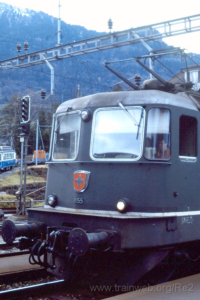 0267-0028.jpg - SBB-CFF Re 4/4'' 11155 / Arth-Goldau 17.12.1989