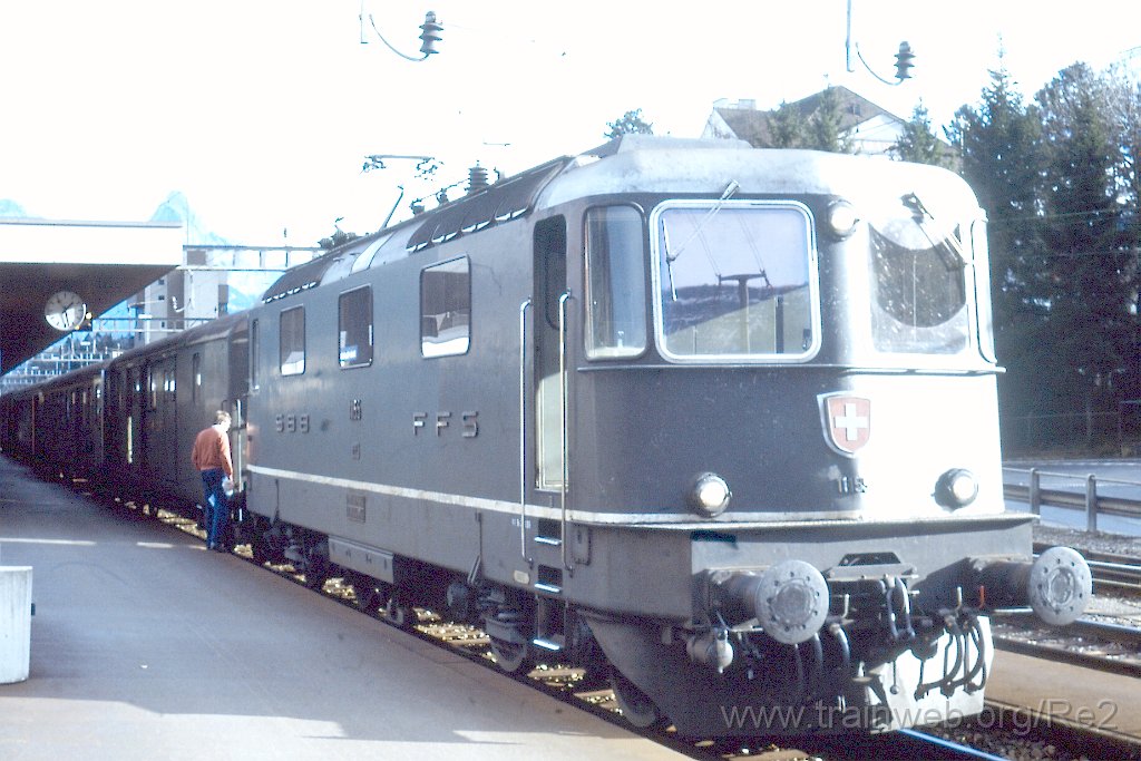 0267-0029.jpg - SBB-CFF Re 4/4'' 11155 / Arth-Goldau 17.12.1989