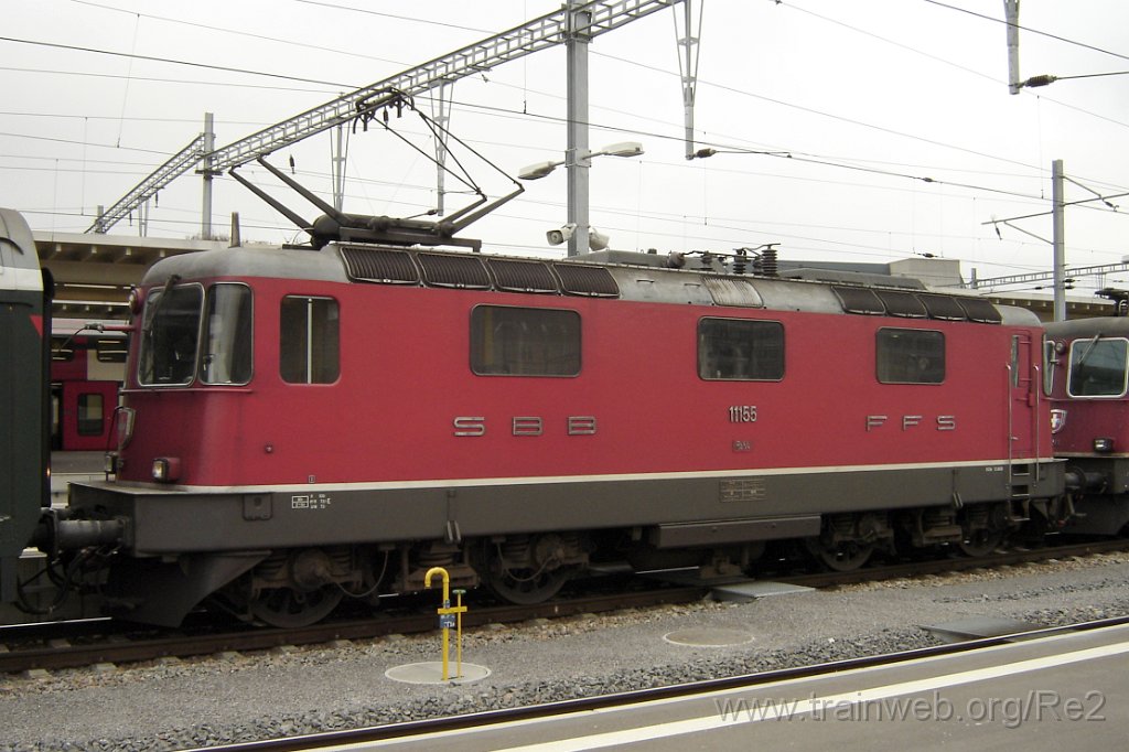 0995-0050-041204.jpg - SBB-CFF Re 4/4'' 11155 / Zürich HB 4.12.2004