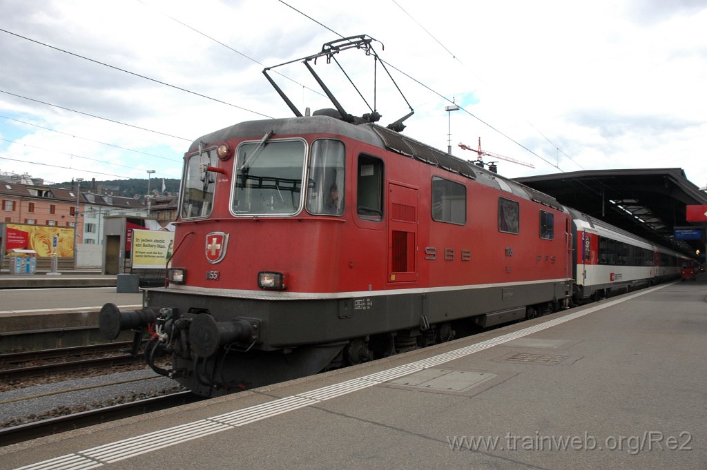 3610-0004-200615.jpg - SBB-CFF Re 4/4'' 11155 / Zürich HB 20.6.2015