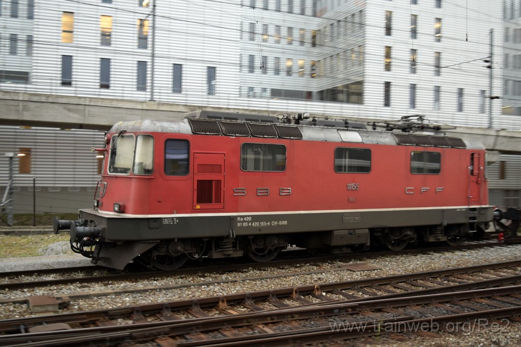 4552-0050-210717.jpg - SBB-CFF Re 4/4'' 11155 (Re 420.155-4)  (Re 91 85 4 420 155-4 CH-SBB) / Basel 21.7.2017