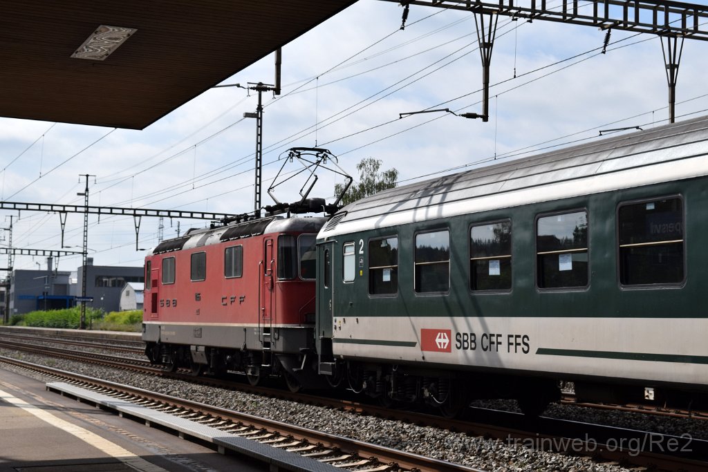 5702-0008-220819.jpg - SBB-CFF Re 4/4'' 11155 (Re 420.155-4)  (Re 91 85 4 420 155-4 CH-SBB) / Rupperswil 22.8.2019