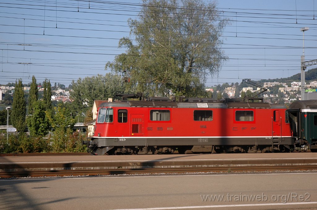 1563-0031-200908.jpg - SBB-CFF Re 4/4'' 11156 / Zürich-Altstetten 20.9.2008