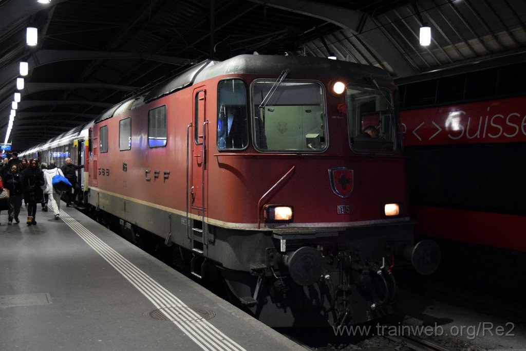 8311-0027-031222.jpg - SBB-CFF Re 4/4'' 11156 (Re 420.156-2)  (Re 91 85 4 420 156-2 CH-SBB) / Zürich HB 3.12.2022