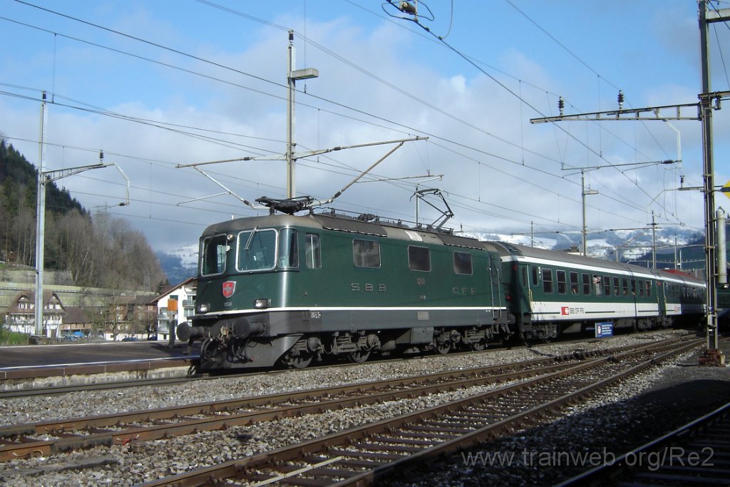 1300-0016-310307.jpg - SBB-CFF Ref 4/4'' 11158 / Schwyz 31.3.2007