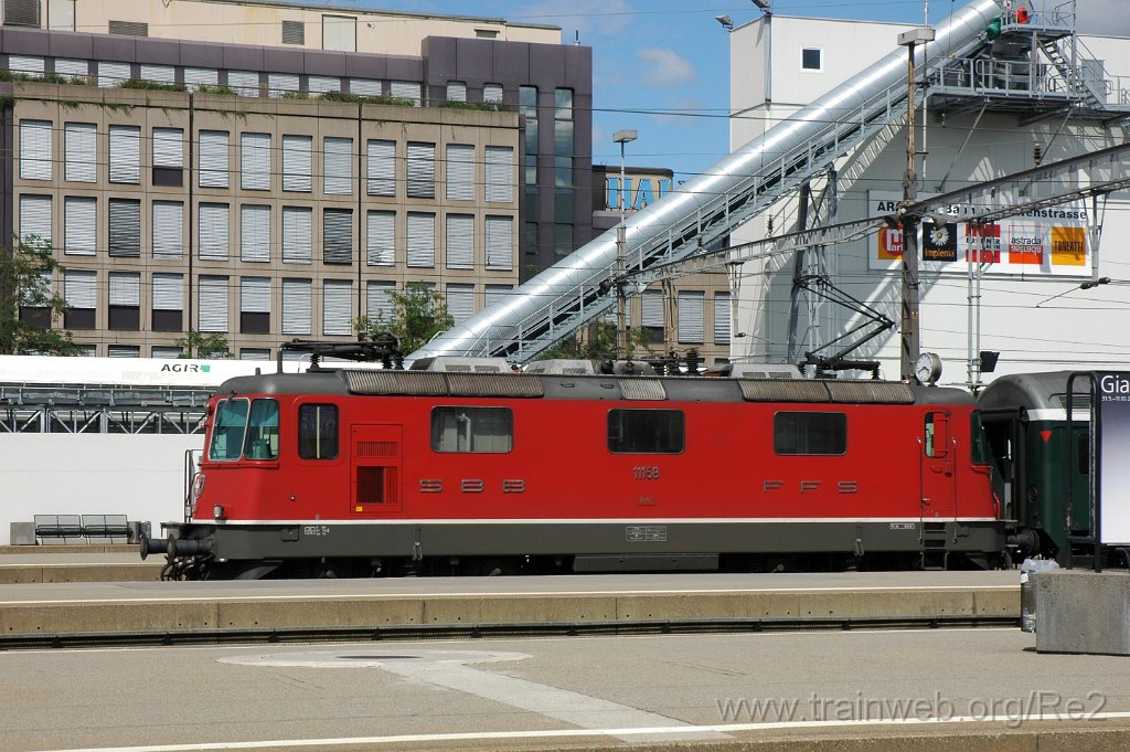 1704-0021-250709.jpg - SBB-CFF Re 4/4'' 11158 / Zürich HB 25.7.2009