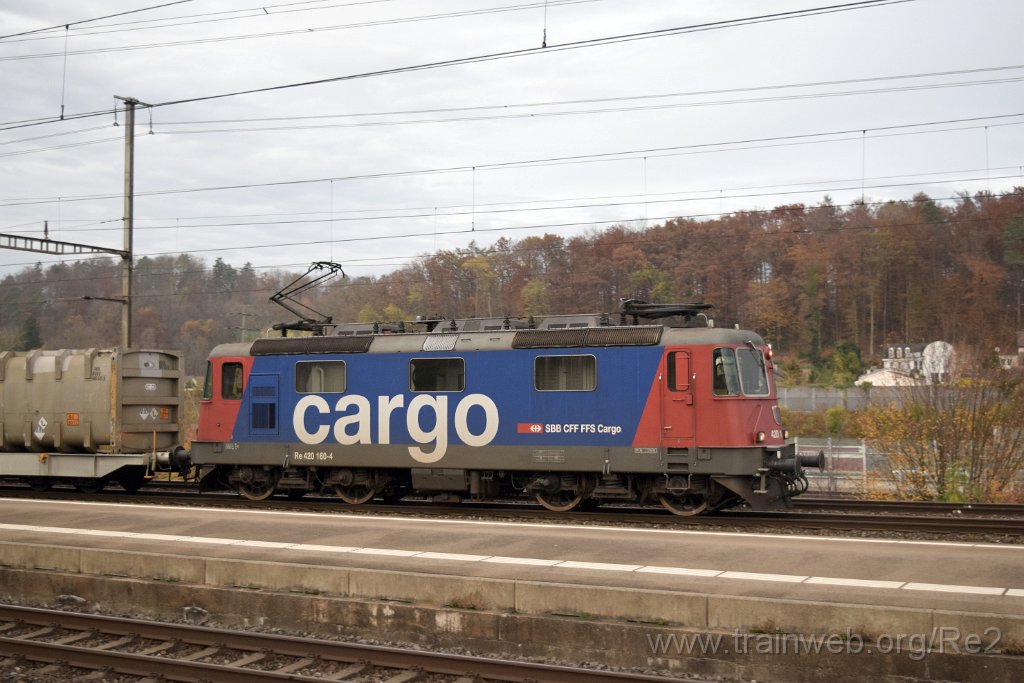3729-0009-031115.jpg - SBBC Re 420.160-4 / Killwangen-Spreitenbach 3.11.2015