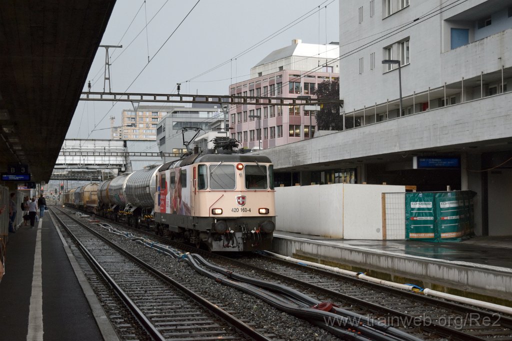 5984-0022-260620.jpg - SBBC Re 420.160-4 ''Mailand zum Eco-Preis'' (Re 91 85 4 420 160-4 CH-SBBC) / Zürich-Altstetten 26.6.2020