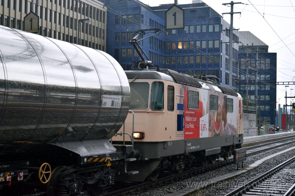 5984-0029-260620.jpg - SBBC Re 420.160-4 ''Mailand zum Eco-Preis'' (Re 91 85 4 420 160-4 CH-SBBC) / Zürich-Altstetten 26.6.2020