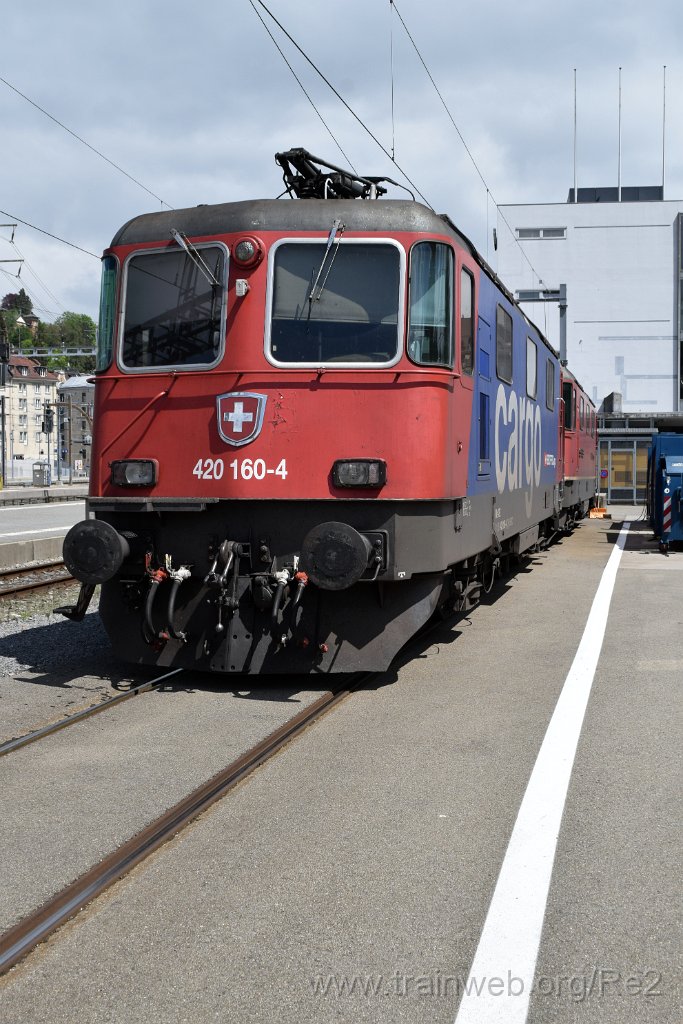 9098-0025-090524.jpg - SBBC Re 420.160-4 (Re 91 85 4 420 160-4 CH-SBBC) / St.Gallen HB 9.5.2024