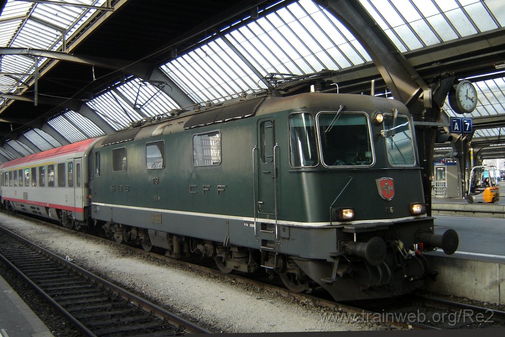 1442-0029-221207.jpg - SBB-CFF Ref 4/4'' 11161 / Zürich HB 22.12.2007