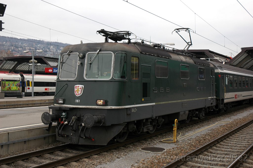 1820-0012-040310.jpg - SBB-CFF Re 4/4'' 11161 / Zürich HB 4.3.2010