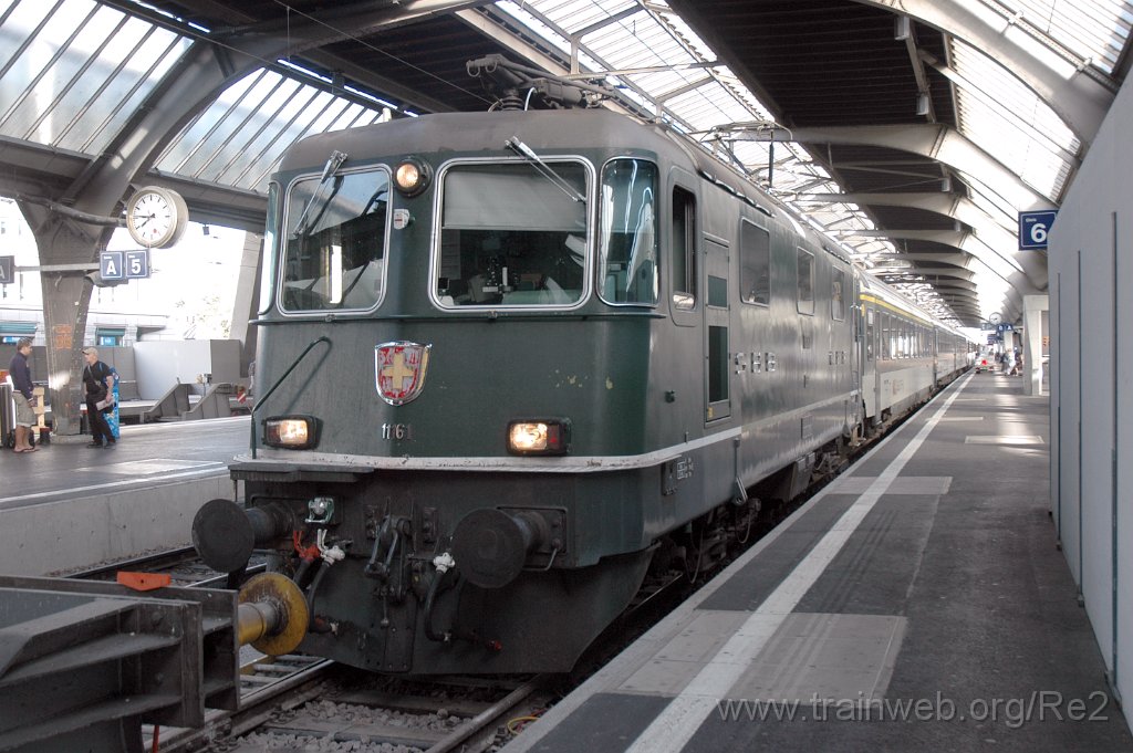 2464-0038-280612.jpg - SBB-CFF Re 4/4'' 11161 / Zürich HB 28.6.2012