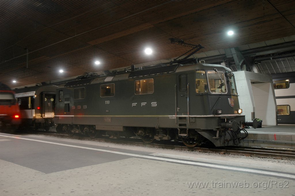 2523-0040-270712.jpg - SBB-CFF Re 4/4'' 11161 / Zürich HB 27.7.2012
