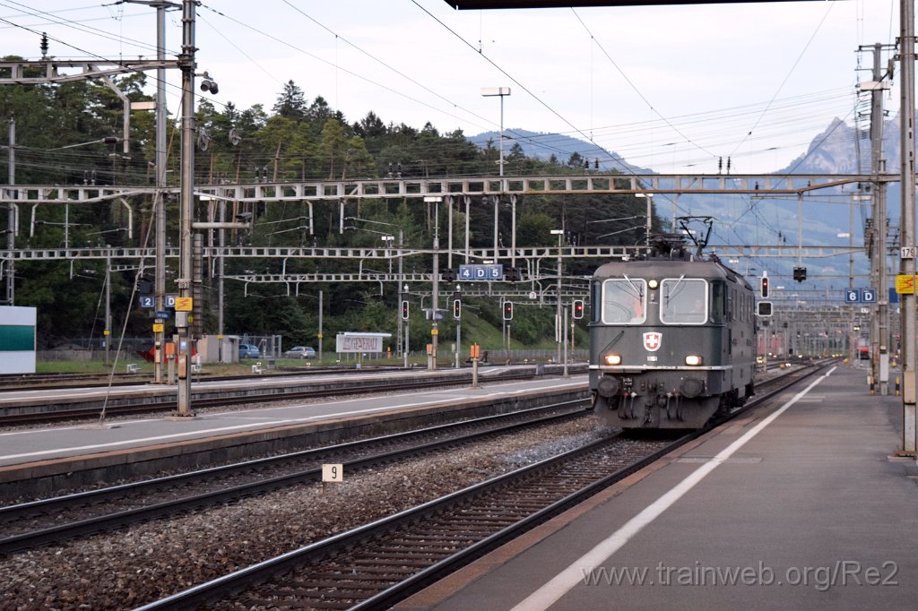 3660-0018-270815.jpg - SBB-CFF Re 4/4'' 11161 / Arth-Goldau 27.8.2015