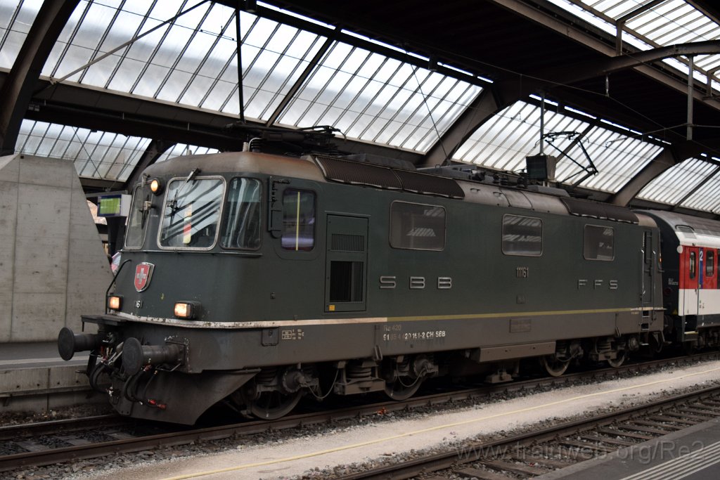 4265-0018-131116.jpg - Re 4/4" 11161 (Re 420.161-2) / Zürich HB 13.11.2016