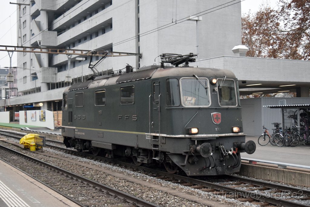 5214-0028-211118.jpg - SBB-CFF Re 4/4'' 11161 (Re 420.161-2)  (Re 91 85 4 420 161-2 CH-SBB) / Zürich-Altstetten 21.11.2018