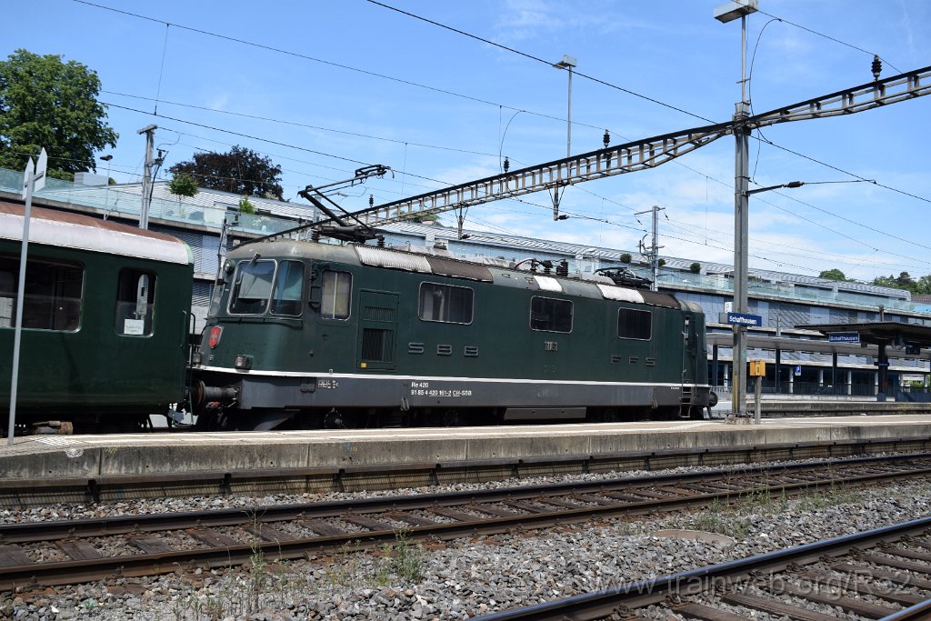 9247-0039-270724.jpg - SBB-CFF Re 4/4'' 11161 (Re 420.161-2)  (Re 91 85 4 420 161-2 CH-SBB) / Schaffhausen 27.7.2024