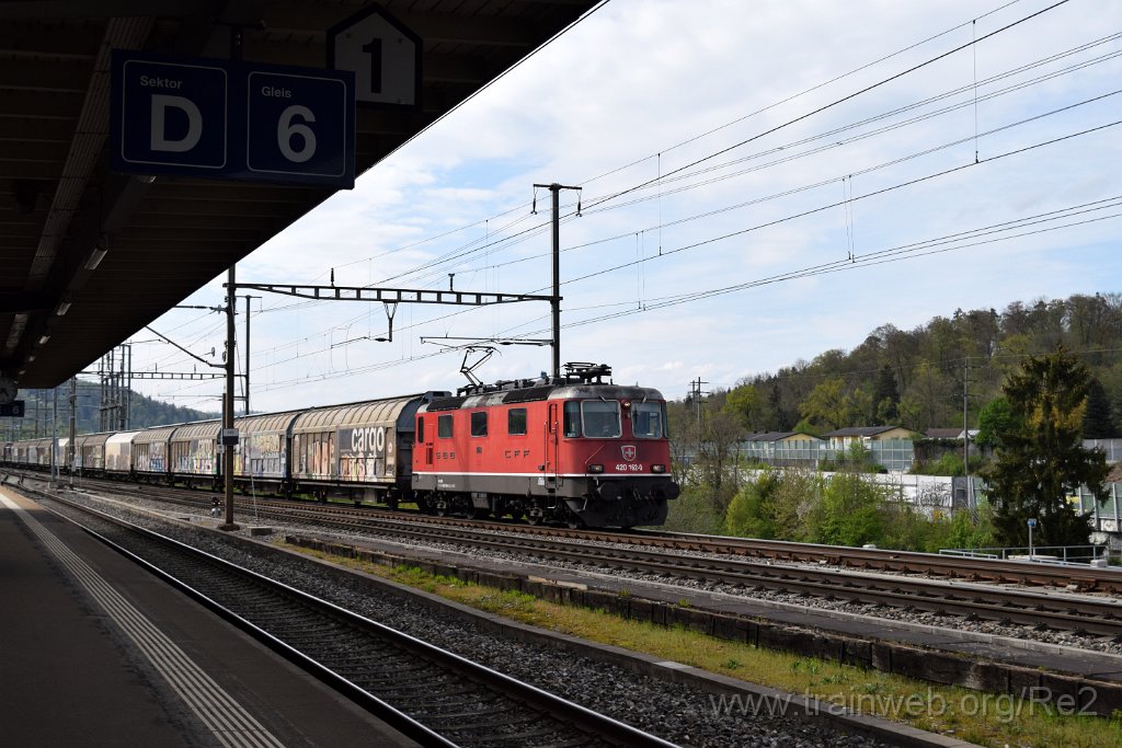 8488-0013-260423.jpg - SBBC Re 4/4'' 11162 (Re 420.162-0)  (Re 91 85 4 420 162-0 CH-SBBC) / Killwangen-Spreitenbach 26.4.2023