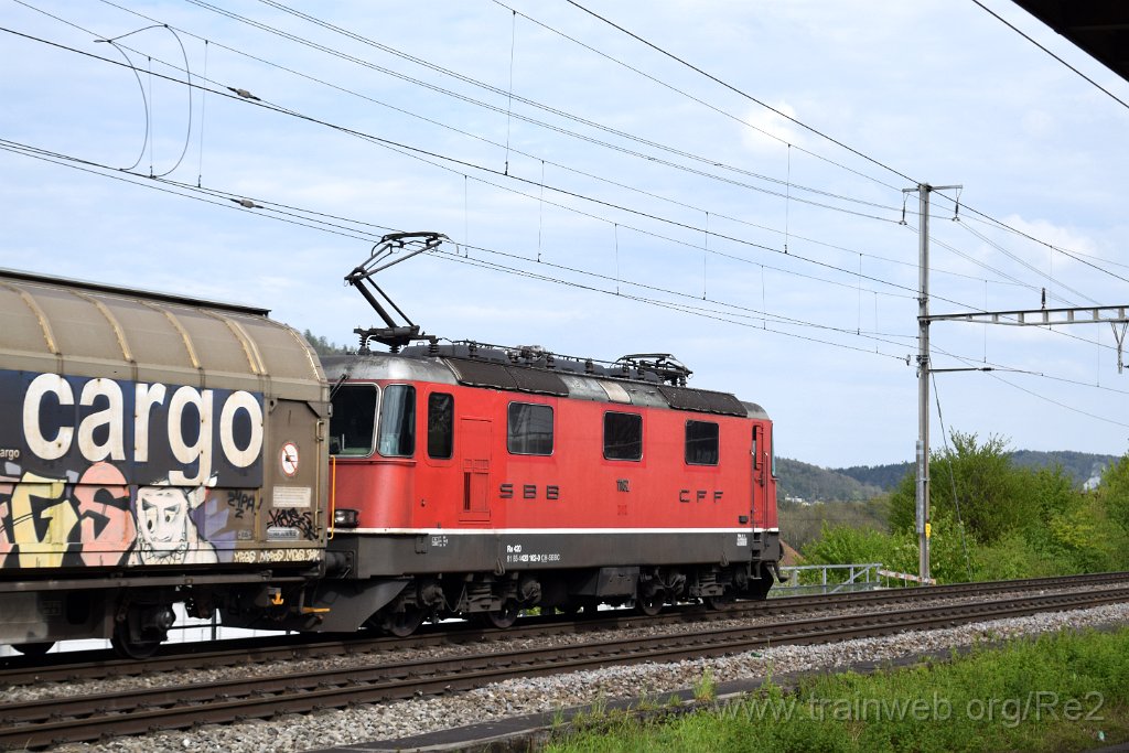 8488-0026-260423.jpg - SBBC Re 4/4'' 11162 (Re 420.162-0)  (Re 91 85 4 420 162-0 CH-SBBC) / Killwangen-Spreitenbach 26.4.2023