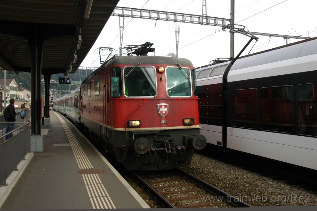 3248-0005-280814.jpg - SBB-CFF Re 4/4'' 11166 / Wattwil 28.8.2014