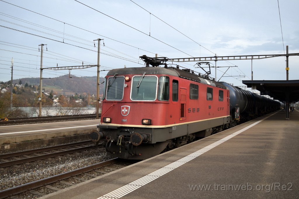 3727-0027-031115.jpg - SBB-CFF Re 4/4'' 11166 / Killwangen-Spreitenbach 3.11.2015