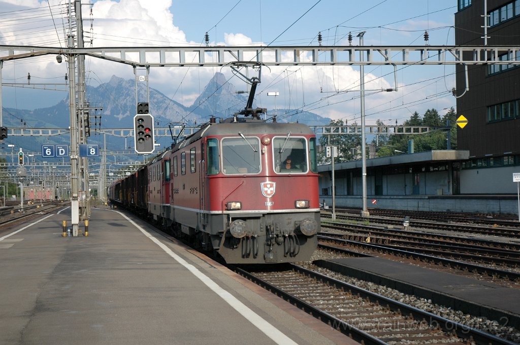 2914-0005-160813.jpg - Re 4/4" 11167 + Re 4/4''' 11367 / Arth-Goldau 16.8.2013