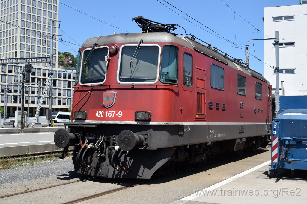 8693-0018-150723.jpg - SBBC Re 4/4'' 11167 (Re 420.167-9)  (Re 91 85 4 420 167-9 CH-SBBC) / St.Gallen HB 15.7.2023
