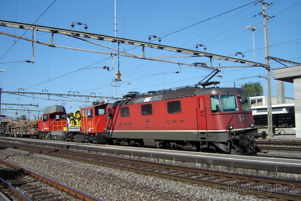 1204-0017-100706.jpg - SBB-CFF Ref 4/4'' 11168 + SBB-CFF Tm 232.004-2 + SBB-CFF Tm 234.079-2 / Effretikon 10.7.2006