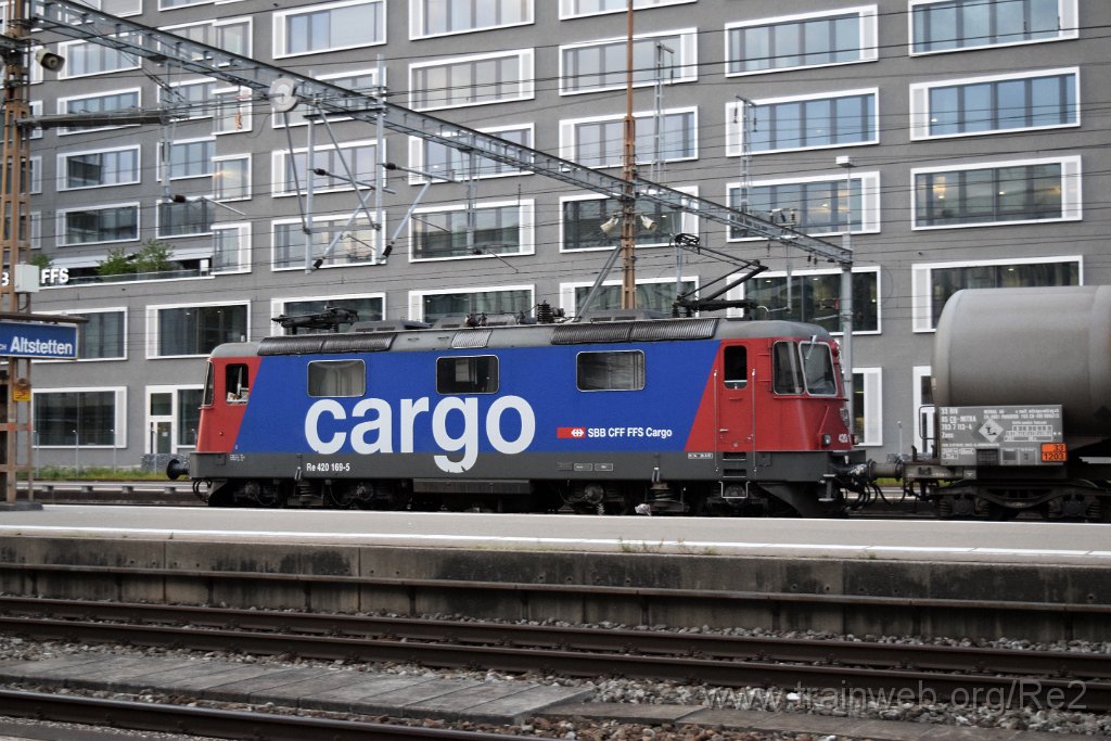 4122-0025-310816.jpg - SBBC Re 420.169-5 / Zürich-Altstetten 31.8.2016