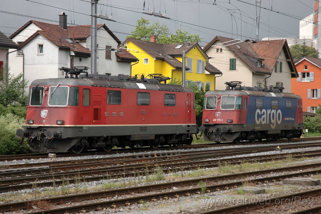 3596-0018-190615.jpg - SBB-CFF Re 4/4'' 11257 + SBBC Re 420.170-3 / Wil 19.6.2015