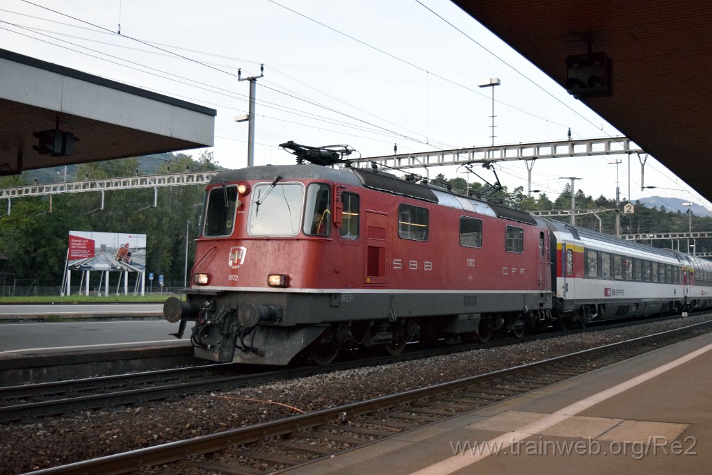 3660-0043-270815.jpg - SBB-CFF Re 4/4'' 11172 / Arth-Goldau 27.8.2015