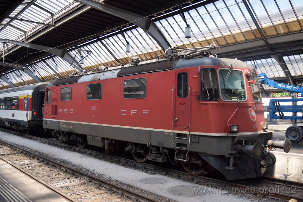 8104-0046-220722.jpg - SBB-CFF Re 4/4'' 11172 (Re 420.172-9)  (Re 91 85 4 420 172-9 CH-SBB) / Zürich HB 22.7.2022