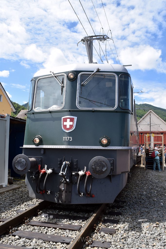 9167-0020-160624.jpg - DSF / SBB-CFF Re 4/4'' 11173 (Re 91 85 4 420 173-7 CH-DSF) / Balsthal (Dépot) 16.6.2024