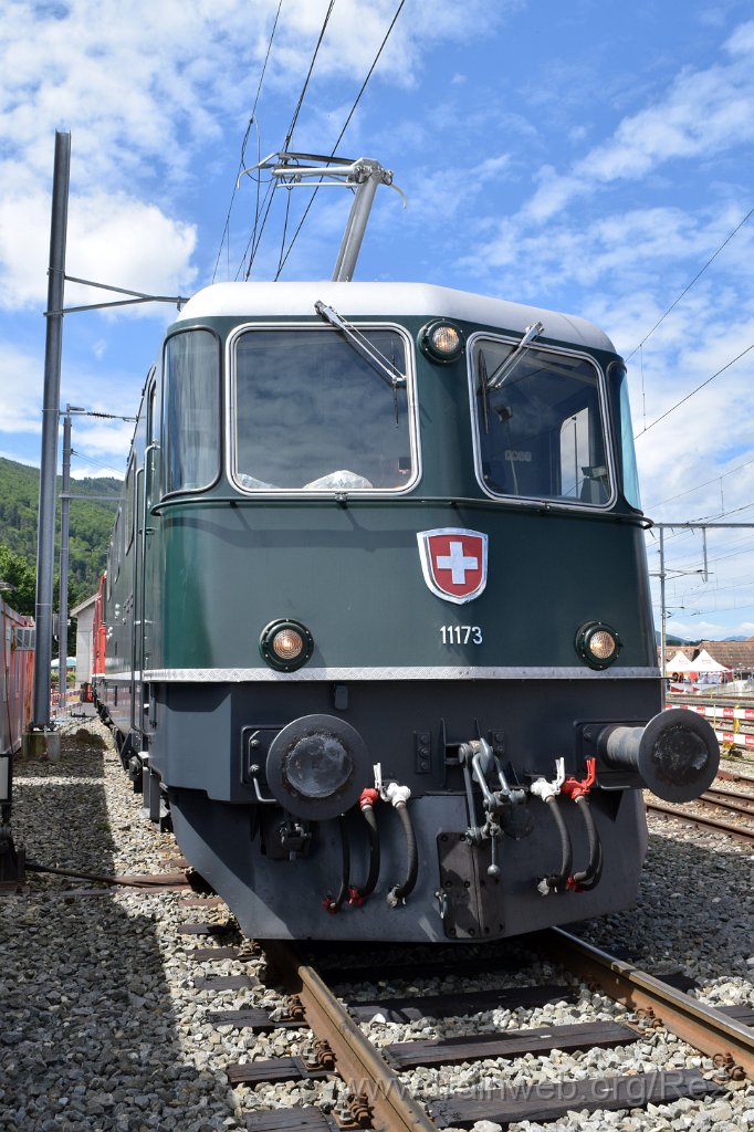 9167-0022-160624.jpg - DSF / SBB-CFF Re 4/4'' 11173 (Re 91 85 4 420 173-7 CH-DSF) / Balsthal (Dépot) 16.6.2024
