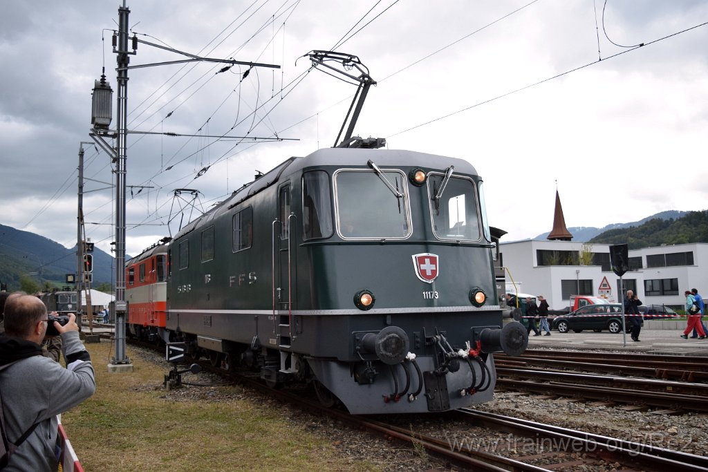 9356-0025-140924.jpg - DSF / SBB-CFF Re 4/4'' 11173 (Re 91 85 4 420 173-7 CH-DSF) + DSF / SBB-CFF Re 4/4'' 11141 (Re 91 85 4 420 141-4 CH-DSF) / Balsthal 14.9.2024