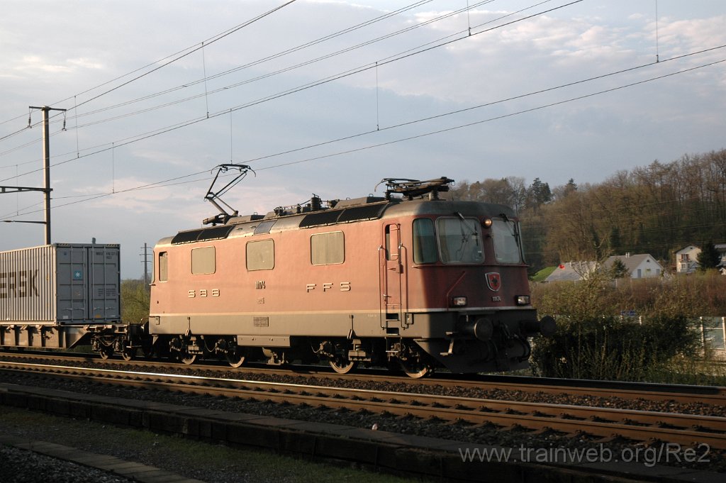 2770-0015-180413.jpg - SBB-CFF Re 4/4'' 11174 / Killwangen-Spreitenbach 18.4.2013
