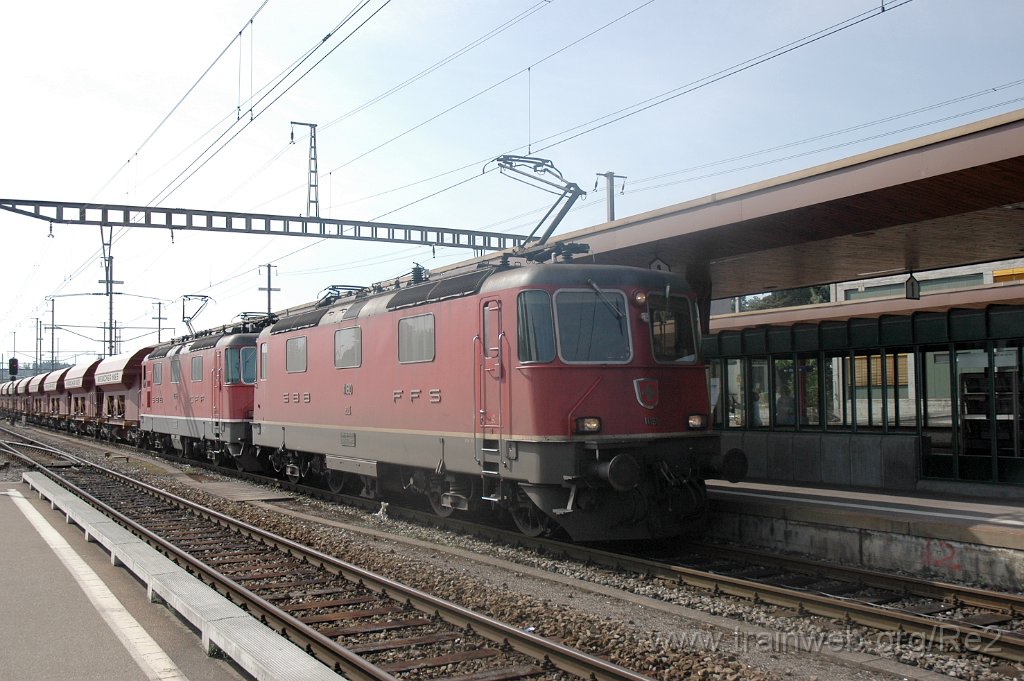 1542-0036-260808.jpg - SBB-CFF Ref 4/4'' 11180 + SBB-CFF Re 4/4''' 11365 / Wetzikon 26.8.2008